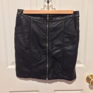 Faux leather skirt- sz 12